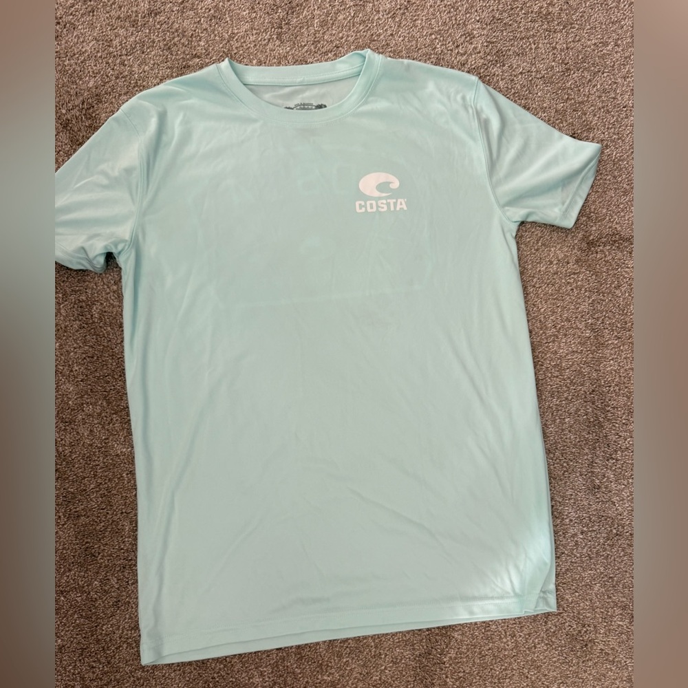 Costa Men's Aqua Short Sleeve Tee